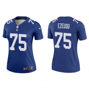 Women's New York Giants Joshua Ezeudu Royal 2022 NFL Draft Legend Jersey