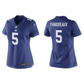 Women's New York Giants Kayvon Thibodeaux Royal 2022 NFL Draft Game Jersey