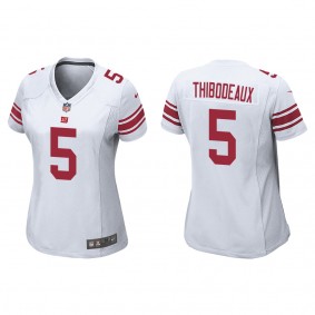 Women's New York Giants Kayvon Thibodeaux White 2022 NFL Draft Game Jersey