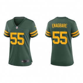 Women's Green Bay Packers Kingsley Enagbare Green 2022 NFL Draft Alternate Game Jersey