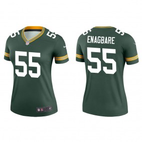 Women's Green Bay Packers Kingsley Enagbare Green 2022 NFL Draft Legend Jersey