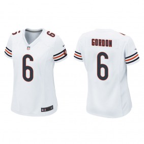 Women's Chicago Bears Kyler Gordon White 2022 NFL Draft Game Jersey