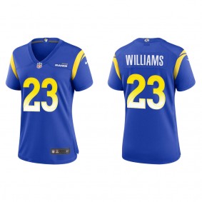 Women's Los Angeles Rams Kyren Williams Royal 2022 NFL Draft Game Jersey