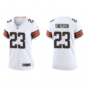 Women's Cleveland Browns Martin Emerson White 2022 NFL Draft Game Jersey
