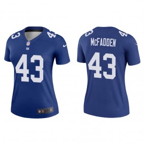 Women's New York Giants Micah McFadden Royal 2022 NFL Draft Legend Jersey
