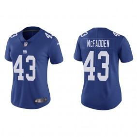 Women's New York Giants Micah McFadden Royal 2022 NFL Draft Vapor Limited Jersey