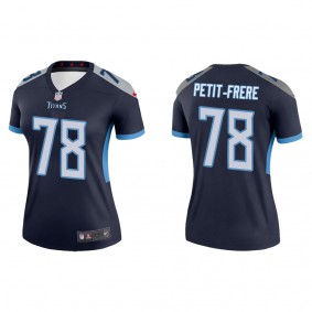 Women's Tennessee Titans Nicholas Petit-Frere Navy 2022 NFL Draft Legend Jersey