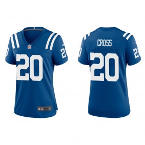 Women's Indianapolis Colts Nick Cross Royal 2022 NFL Draft Game Jersey