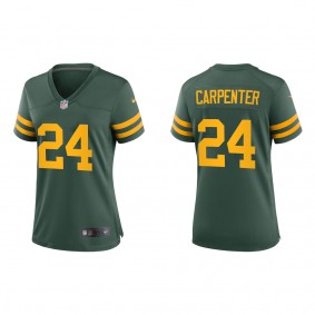 Women's Green Bay Packers Tariq Carpenter Green 2022 NFL Draft Alternate Game Jersey