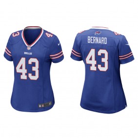 Women's Buffalo Bills Terrel Bernard Royal 2022 NFL Draft Game Jersey