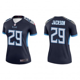 Women's Tennessee Titans Theo Jackson Navy 2022 NFL Draft Legend Jersey
