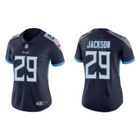 Women's Tennessee Titans Theo Jackson Navy 2022 NFL Draft Vapor Limited Jersey