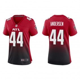 Women's Atlanta Falcons Troy Andersen Red 2022 NFL Draft Alternate Game Jersey