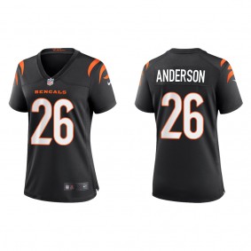 Women's Cincinnati Bengals Tycen Anderson Black 2022 NFL Draft Game Jersey