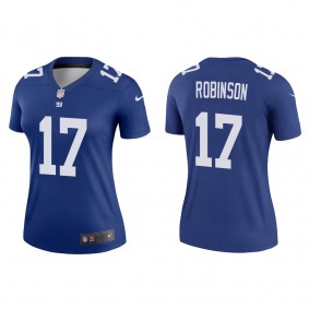 Women's New York Giants Wan'Dale Robinson Royal 2022 NFL Draft Legend Jersey