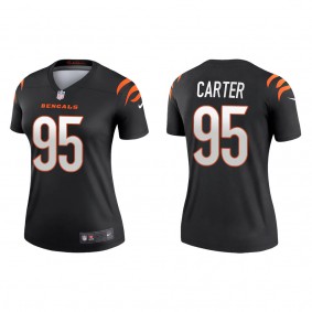 Women's Cincinnati Bengals Zachary Carter Black 2022 NFL Draft Legend Jersey