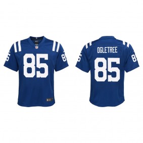 Youth Indianapolis Colts Andrew Ogletree Royal 2022 NFL Draft Game Jersey