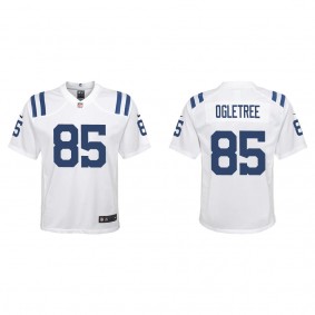 Youth Indianapolis Colts Andrew Ogletree White 2022 NFL Draft Game Jersey