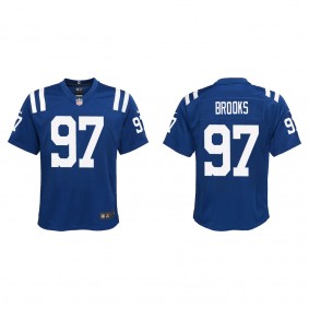 Youth Indianapolis Colts Curtis Brooks Royal 2022 NFL Draft Game Jersey