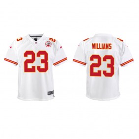 Youth Kansas City Chiefs Joshua Williams White 2022 NFL Draft Game Jersey