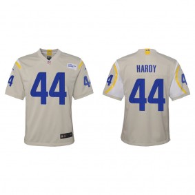 Youth Los Angeles Rams Daniel Hardy Bone 2022 NFL Draft Game Jersey