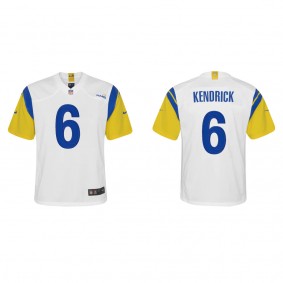 Youth Los Angeles Rams Derion Kendrick White 2022 NFL Draft Alternate Game Jersey