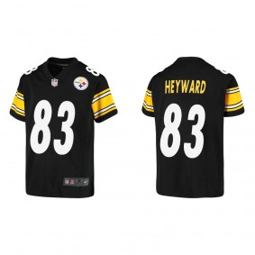 Youth Pittsburgh Steelers Connor Heyward Black 2022 NFL Draft Game Jersey
