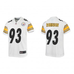 Youth Pittsburgh Steelers Mark Robinson White 2022 NFL Draft Game Jersey