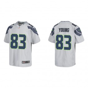 Youth Seattle Seahawks Dareke Young Gray 2022 NFL Draft Game Jersey