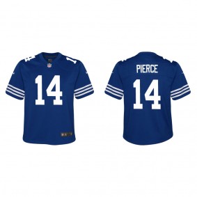 Youth Indianapolis Colts Alec Pierce Royal 2022 NFL Draft Alternate Game Jersey