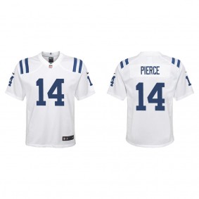Youth Indianapolis Colts Alec Pierce White 2022 NFL Draft Game Jersey