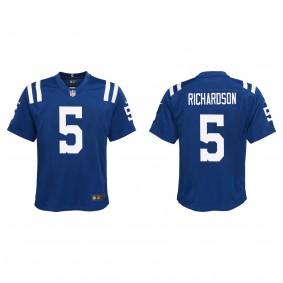 Youth Anthony Richardson Royal 2023 NFL Draft Game Jersey