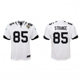 Youth Brenton Strange White 2023 NFL Draft Game Jersey
