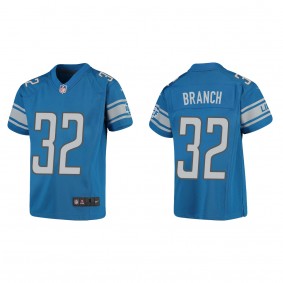 Youth Brian Branch Blue 2023 NFL Draft Game Jersey
