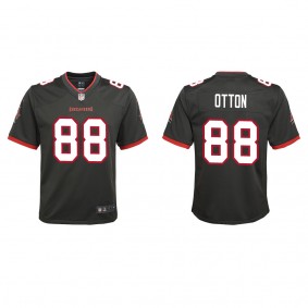 Youth Tampa Bay Buccaneers Cade Otton Pewter 2022 NFL Draft Alternate Game Jersey