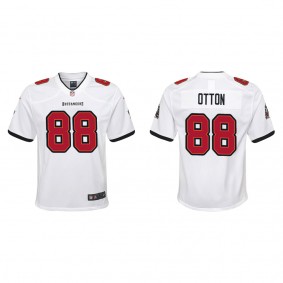 Youth Tampa Bay Buccaneers Cade Otton White 2022 NFL Draft Game Jersey