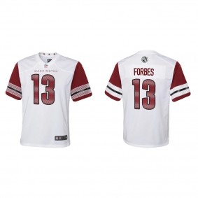 Youth Emmanuel Forbes White 2023 NFL Draft Game Jersey
