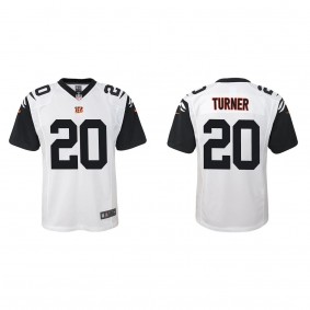 Youth D.J. Turner White 2023 NFL Draft Alternate Game Jersey