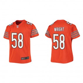 Youth Darnell Wright Orange 2023 NFL Draft Game Jersey