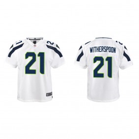 Youth Devon Witherspoon White 2023 NFL Draft Game Jersey