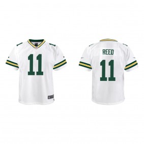 Youth Jayden Reed White 2023 NFL Draft Game Jersey