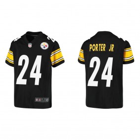 Youth Joey Porter Jr. Black 2023 NFL Draft Game Jersey