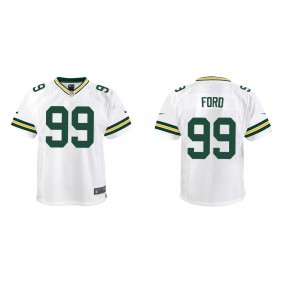 Youth Green Bay Packers Jonathan Ford White 2022 NFL Draft Game Jersey
