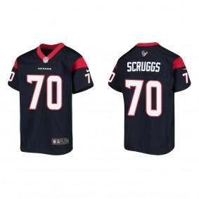 Youth Juice Scruggs Navy 2023 NFL Draft Game Jersey