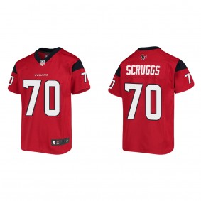 Youth Juice Scruggs Red 2023 NFL Draft Game Jersey