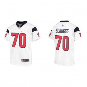 Youth Juice Scruggs White 2023 NFL Draft Game Jersey