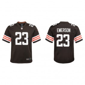 Youth Cleveland Browns Martin Emerson Brown 2022 NFL Draft Game Jersey