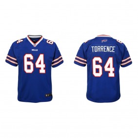 Youth O'Cyrus Torrence Royal 2023 NFL Draft Game Jersey