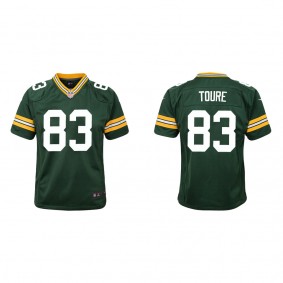 Youth Green Bay Packers Samori Toure Green 2022 NFL Draft Game Jersey