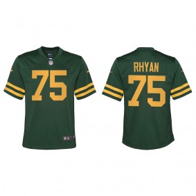 Youth Green Bay Packers Sean Rhyan Green 2022 NFL Draft Alternate Game Jersey